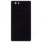 Задняя крышка для Sony D5503 Xperia Z1 Compact (черный) фото №1