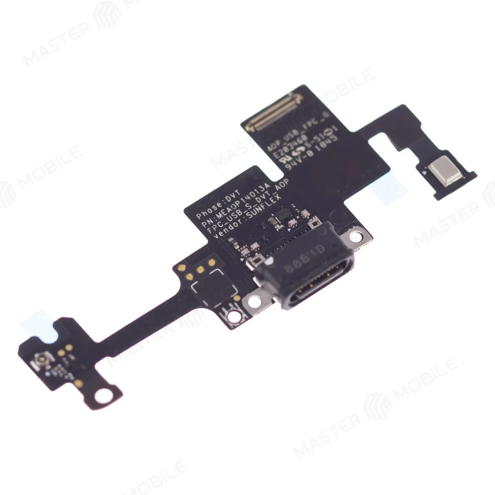 Нижняя плата для Nokia 9 PureView (TA-1087) с комп. + разъем зарядки + микрофон (ORIG100) фото №3