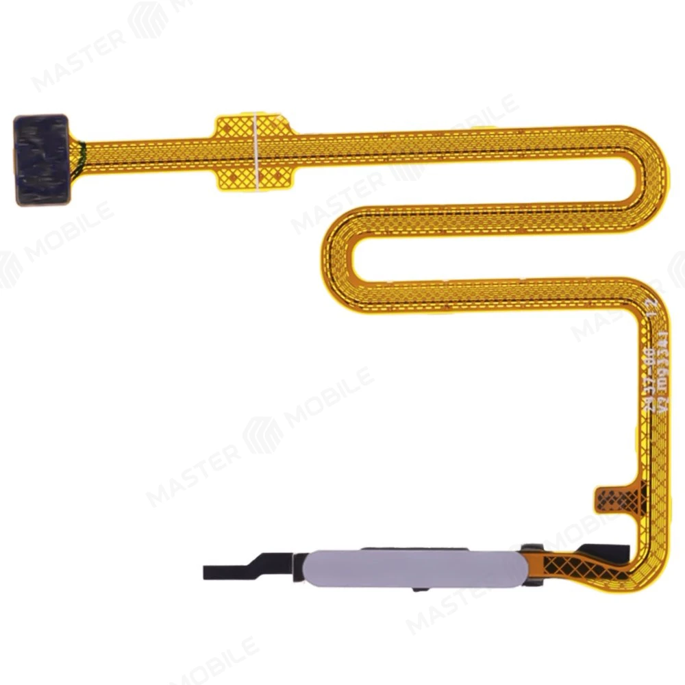 Шлейф для Samsung A057 Galaxy A05s с комп. + сканер отпечатка пальца (серебристый) фото №1