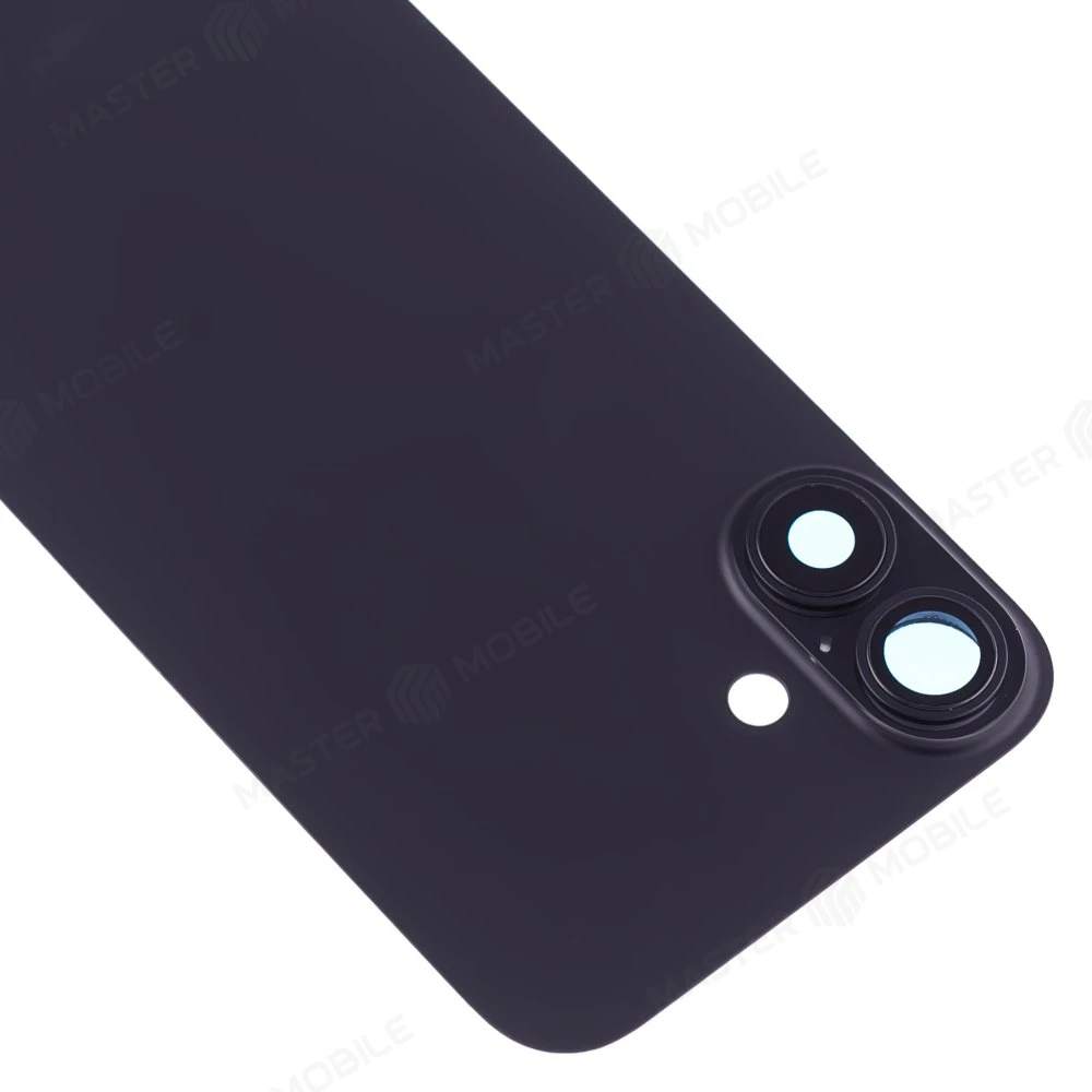 Задняя крышка для Apple iPhone 16 Plus (черный) (в сборе со стеклом камеры) (Premium)  фото №3