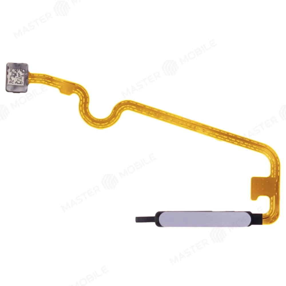 Шлейф для Infinix Hot 20S (X6827) с комп. + сканер отпечатка пальца (белый)  фото №1