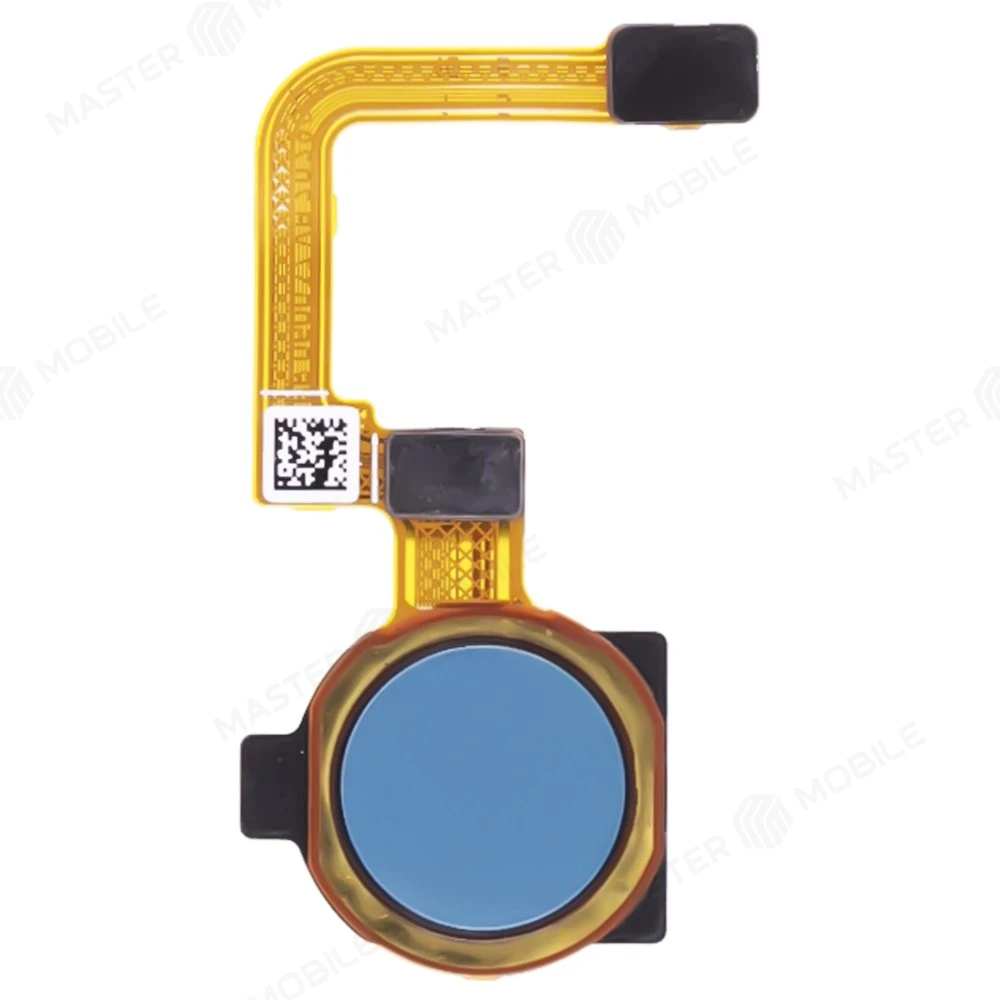 Шлейф для Realme C25Y (RMX3269) с комп. + сканер отпечатка пальца (синий)  фото №1