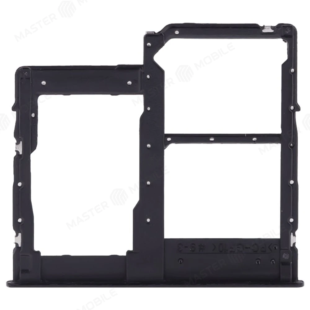 Держатель сим-карты для Samsung A315 Galaxy A31 / A405 Galaxy A40 (черный) фото №2