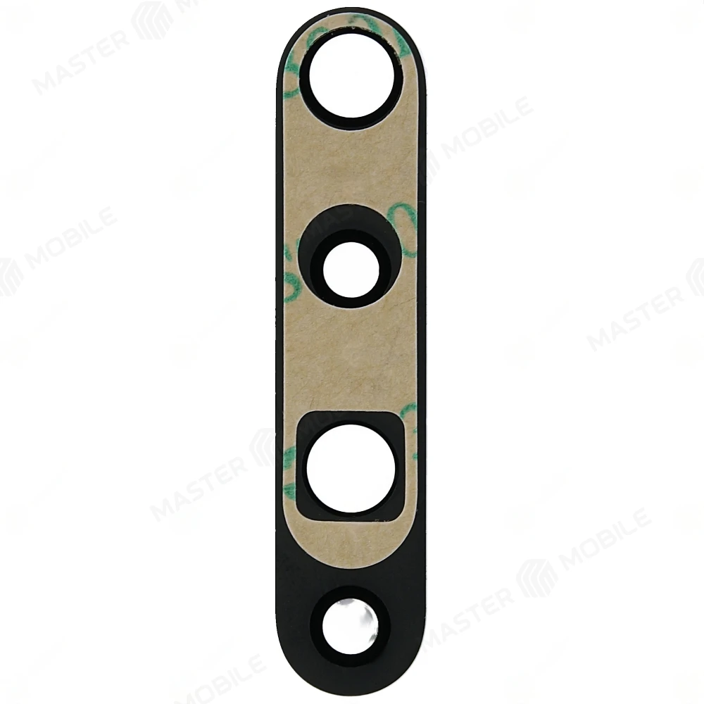 Стекло задней камеры для Xiaomi Mi Note 10 Lite (M2002F4LG) (без рамки) (черный) фото №2