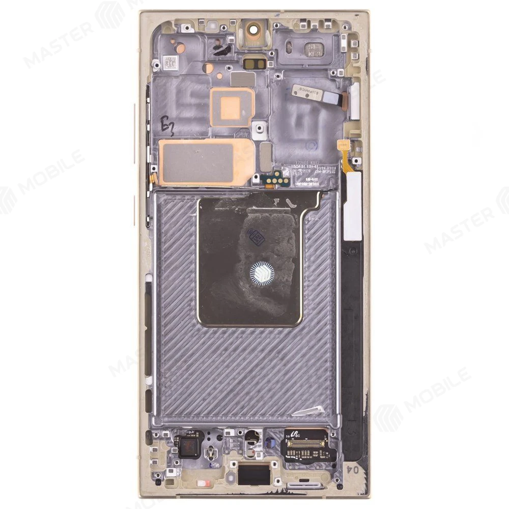 Дисплей для Samsung S928 Galaxy S24 Ultra + тачскрин (золотистый) (в рамке) (ORIG100) (возможен дефект ЛКП) фото №2