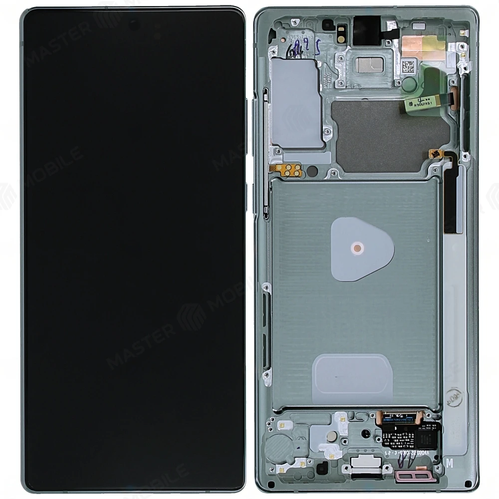 Дисплей для Samsung N980 Galaxy Note 20 / N981 Galaxy Note 20 5G + тачскрин (мятный) (в рамке) (ORIG100) (возможен дефект ЛКП) 