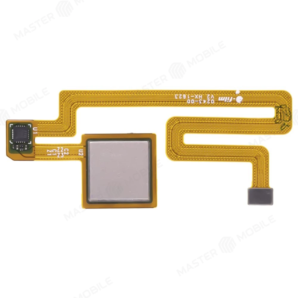 Шлейф для Xiaomi Mi Max (2016001) с комп. + сканер отпечатка пальца (золотистый)  фото №1