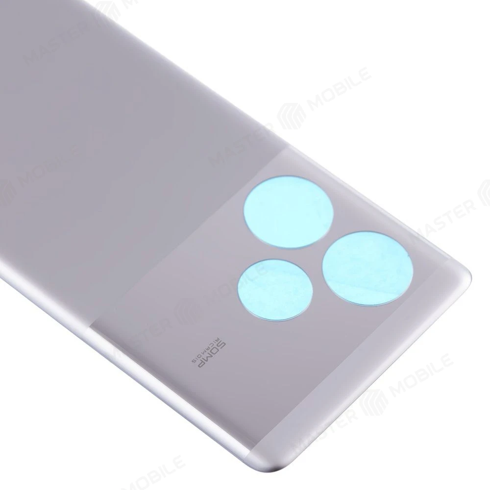 Задняя крышка для Realme GT 6T (RMX3853) (серебристый) фото №3