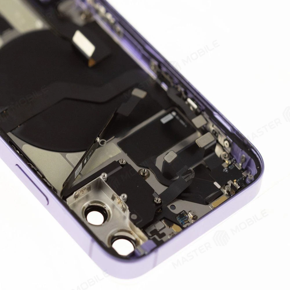 Корпус для Apple iPhone 12 (фиолетовый) (в сборе) (ORIG100) (Снятый) (возможен дефект ЛКП) фото №3