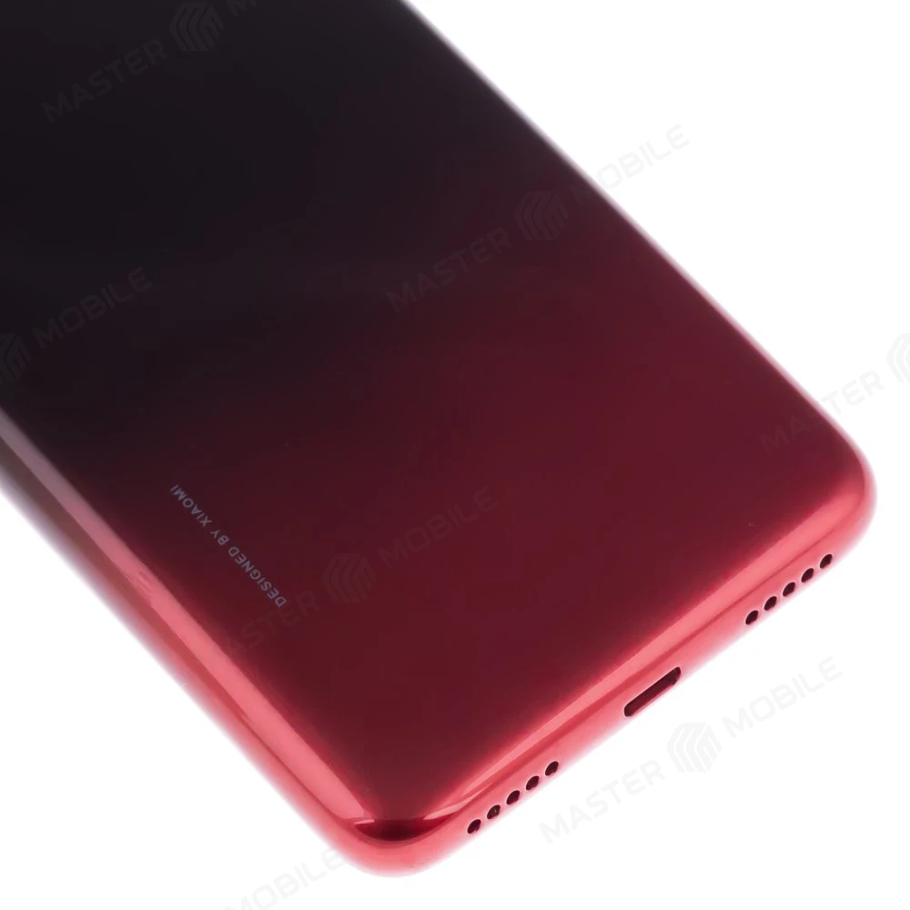 Задняя крышка для Xiaomi Redmi 7A (M1903C3EG) (красный) (в сборе со стеклом камеры) фото №4