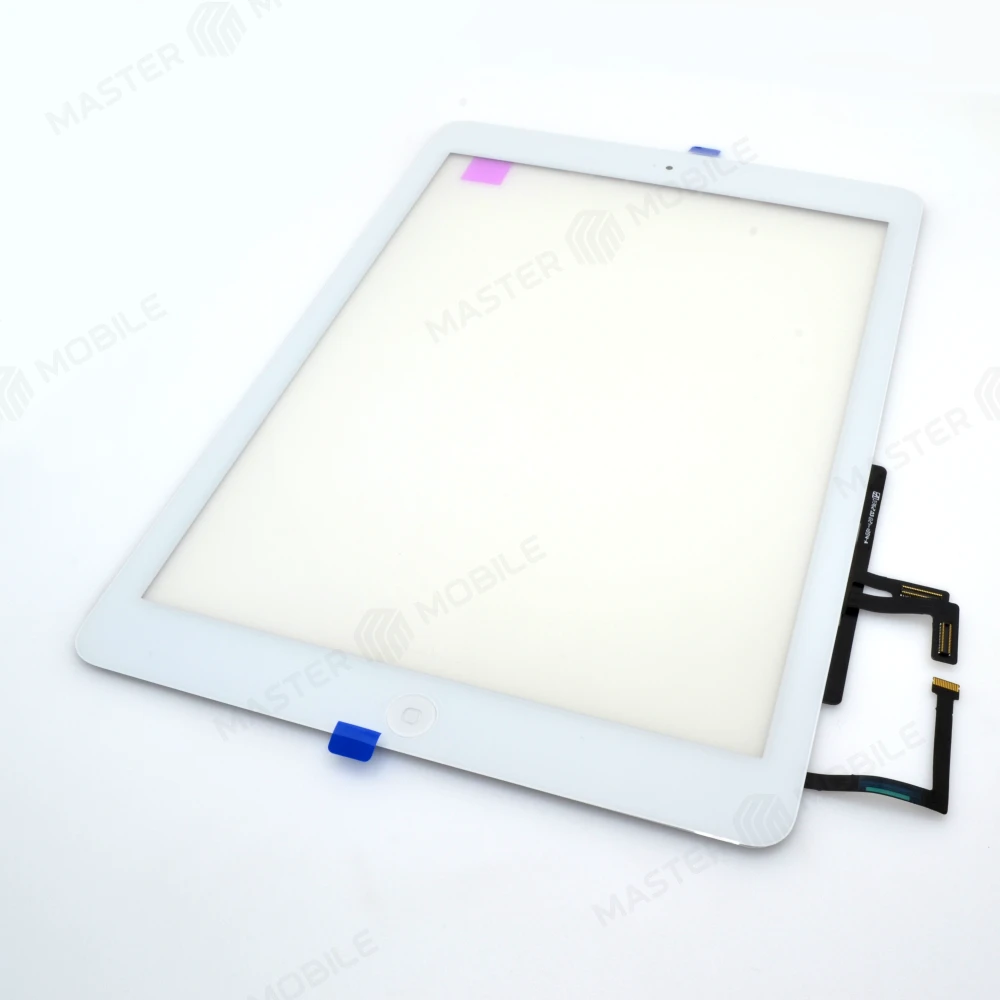Тачскрин для Apple iPad Air (A1474/A1475/A1476) + кнопка Home (белый) (Premium) фото №1