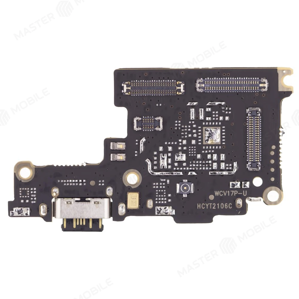 Нижняя плата для Vivo V17 Pro (1910) с комп. + разъем зарядки + микрофон + разъем SIM  фото №1