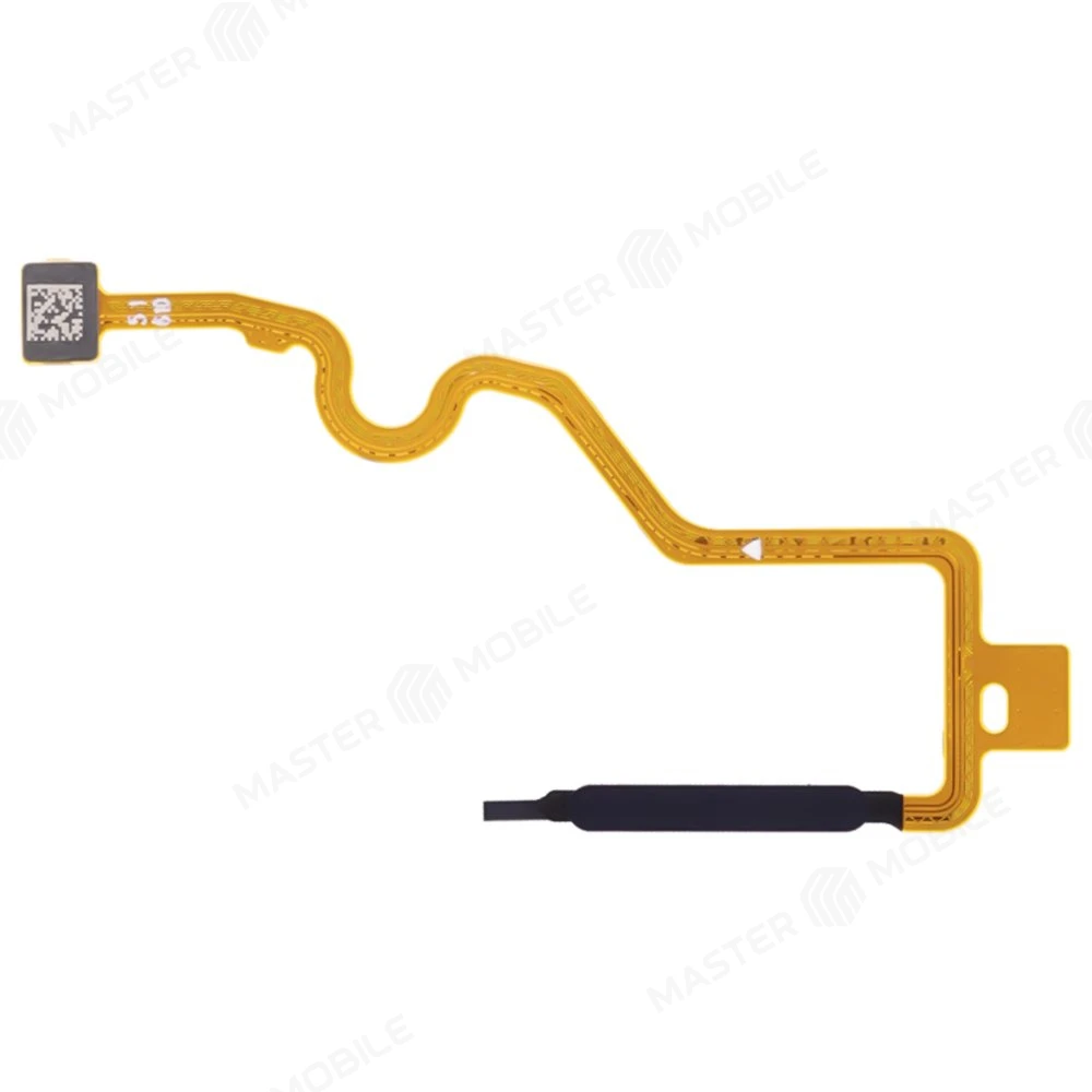 Шлейф для Tecno Spark 30C 4G (KL5) с комп. + сканер отпечатка пальца (черный)  фото №1