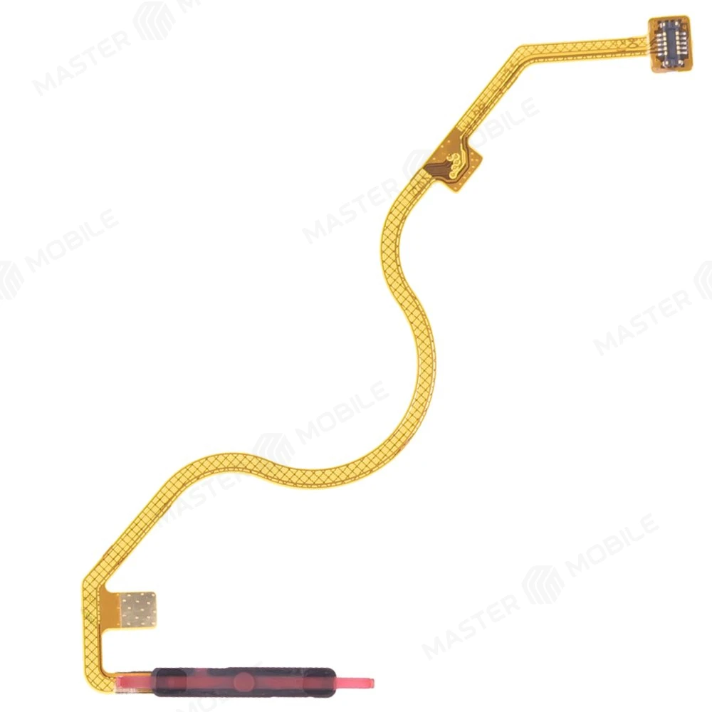 Шлейф для Infinix Hot 11S NFC (X6812B) с комп. + сканер отпечатка пальца (черный) фото №2