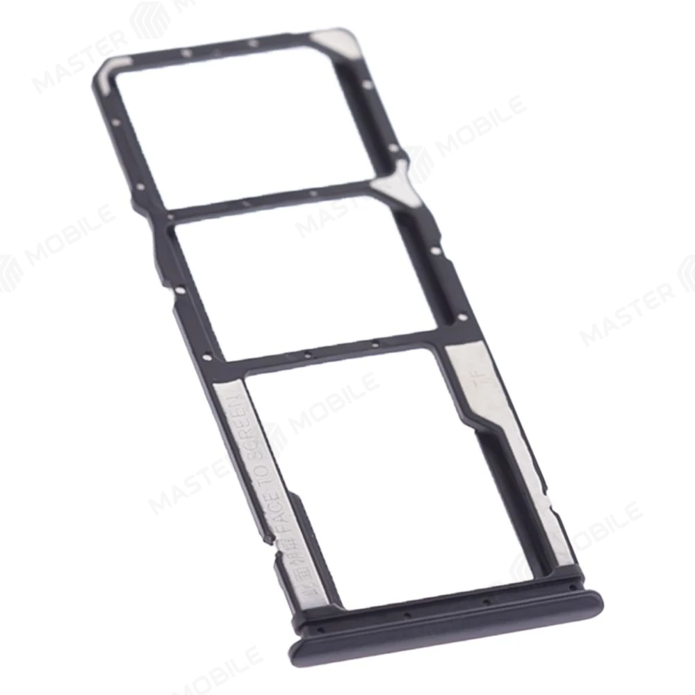 Держатель сим-карты для Xiaomi Poco M3 (M2010J19CG) (черный)  фото №3