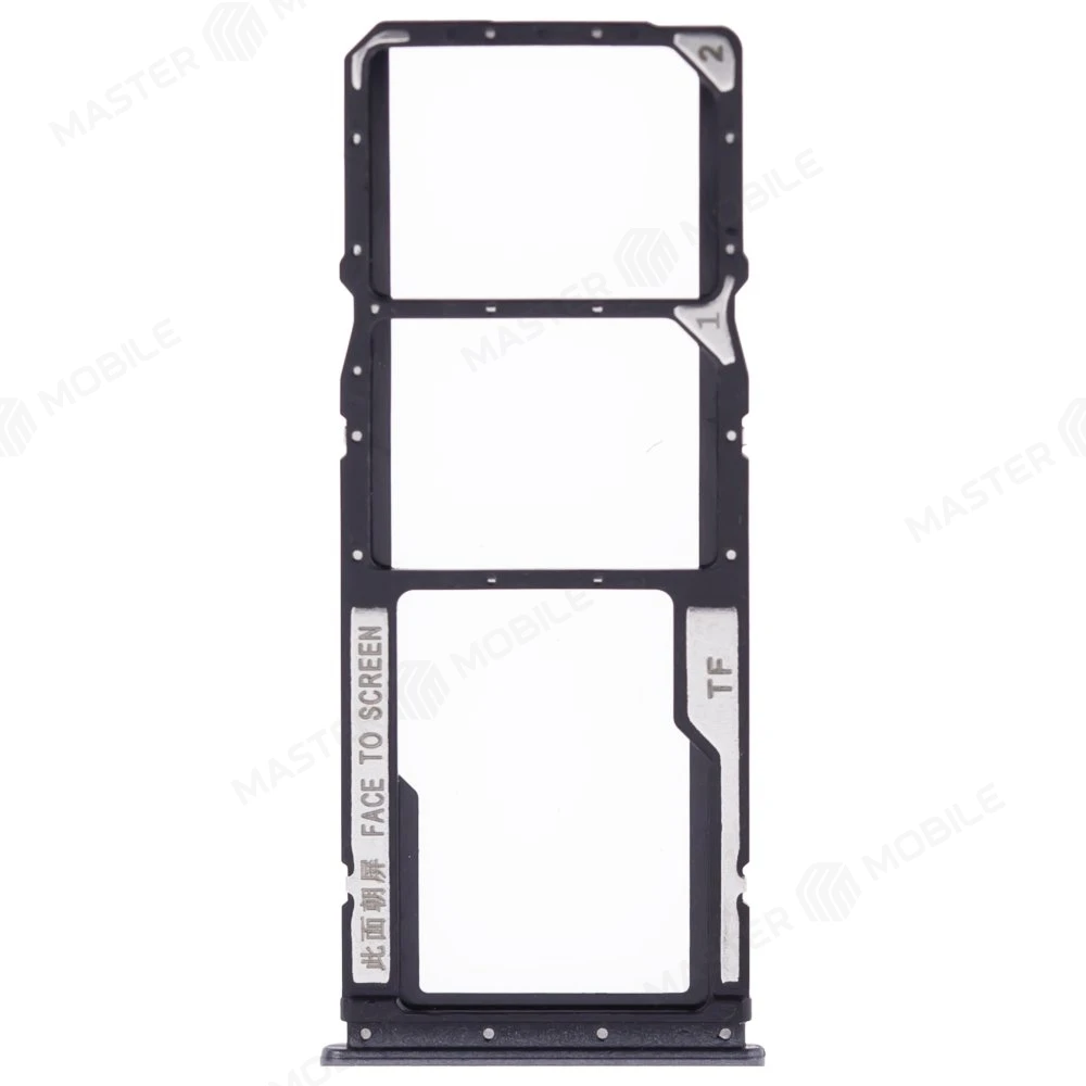 Держатель сим-карты для Xiaomi Redmi 10 (21061119DG) (серый) фото №1