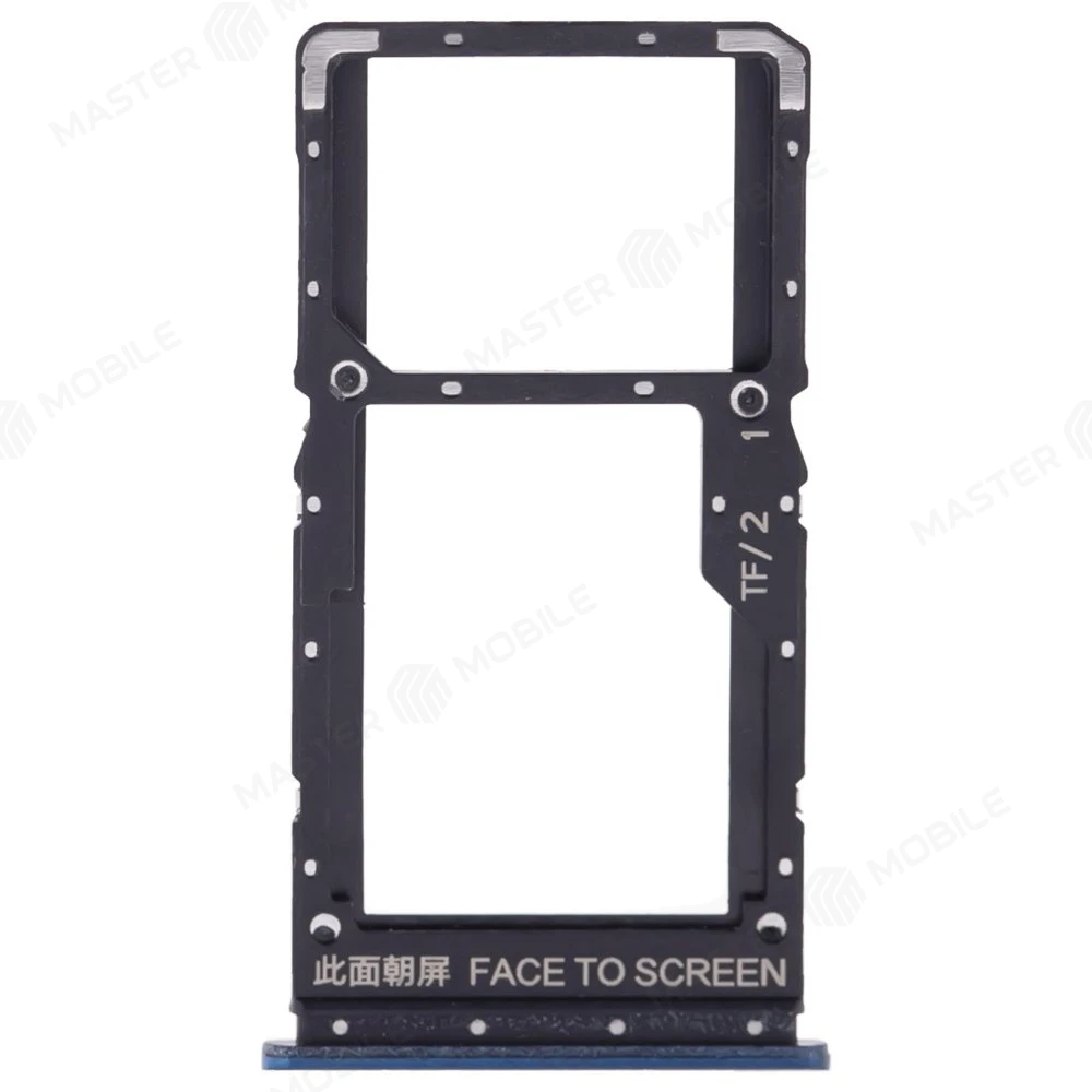 Держатель сим-карты для Xiaomi Redmi Note 10T 5G (M2103K19Y) (зеленый)  фото №1