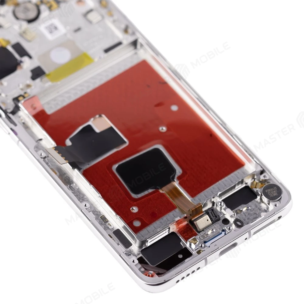 Дисплей для Huawei P40 (ANA-NX9) + тачскрин (серебристый) (в рамке) (ORIG100) (SP) фото №4