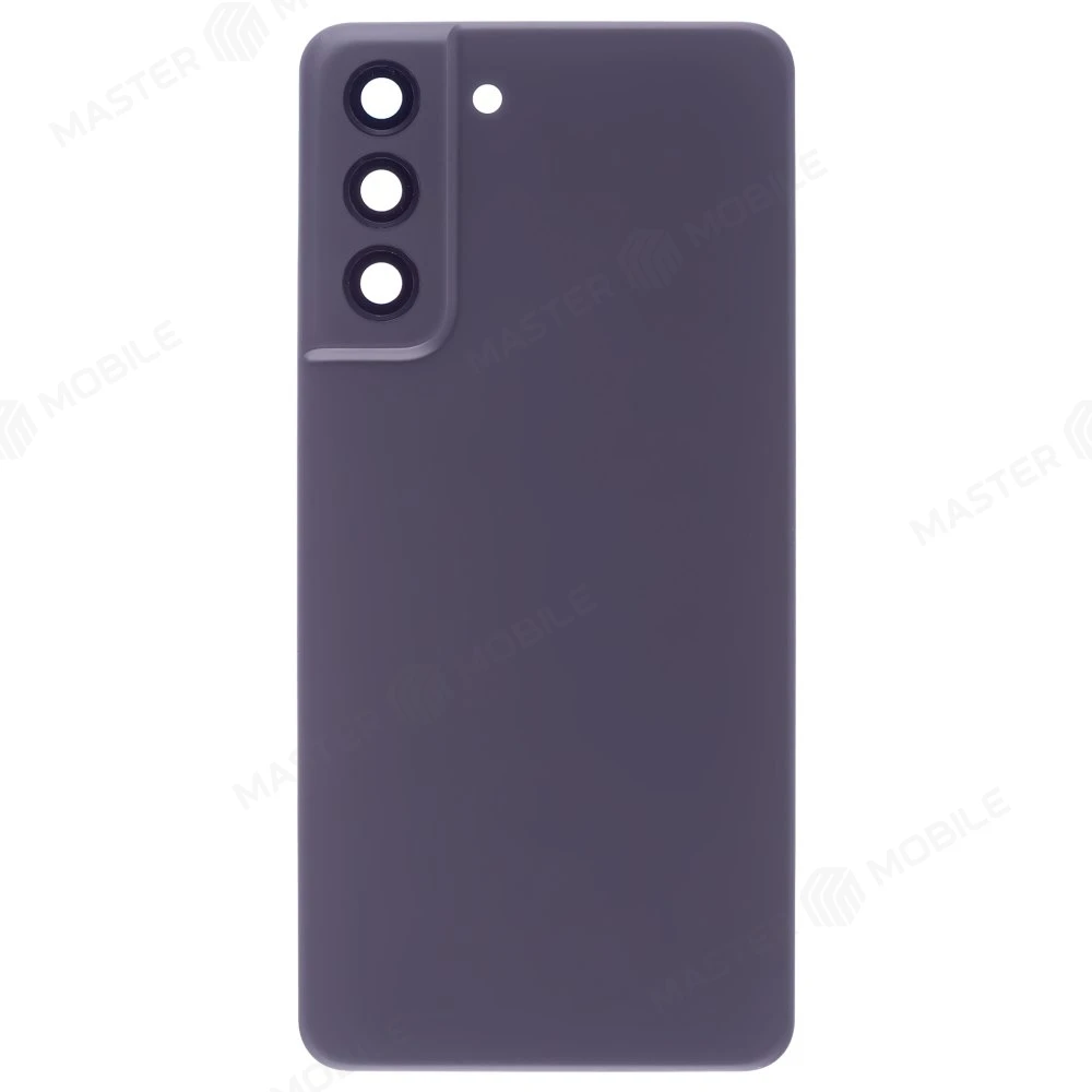 Задняя крышка для Samsung G990 Galaxy S21 FE (черный) (в сборе со стеклом камеры) фото №1