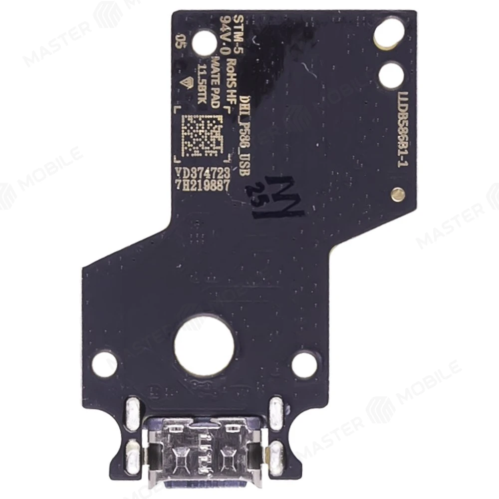 Нижняя плата для Huawei MatePad 11.5 (2023) (BTK-W09/BTK-AL09) с комп. + разъем зарядки + микрофон фото №2