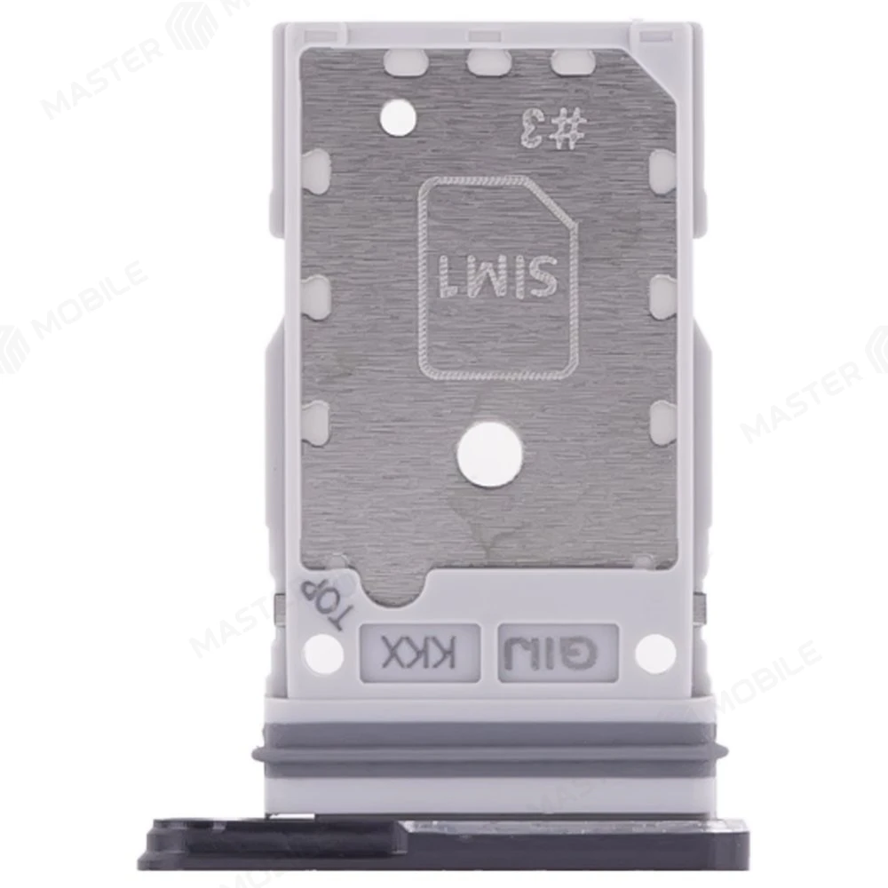 Держатель сим-карты для Samsung G990 Galaxy S21 FE (серый) фото №1