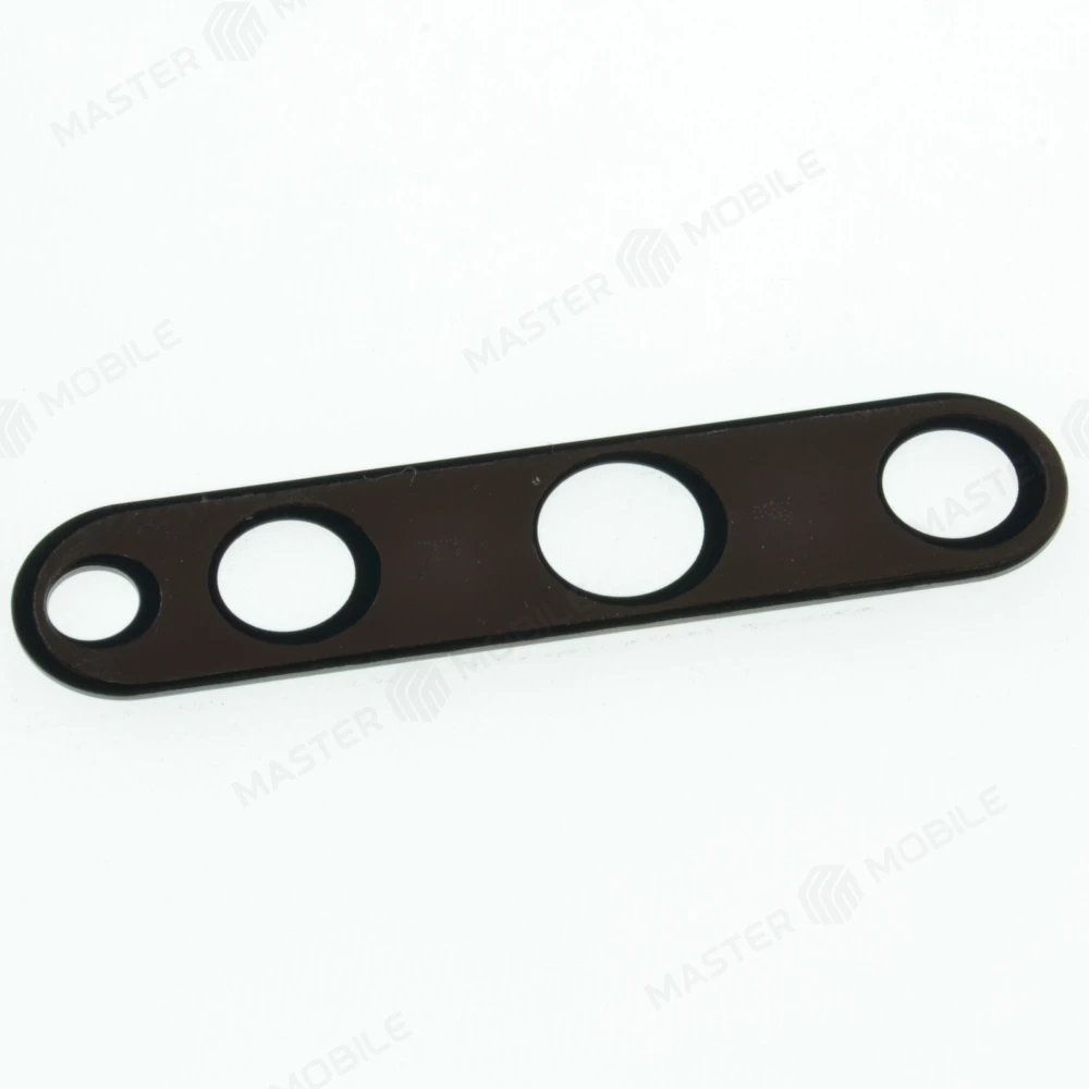 Стекло задней камеры для Huawei Y8p (AQM-LX1) (без рамки) (черный) фото №2