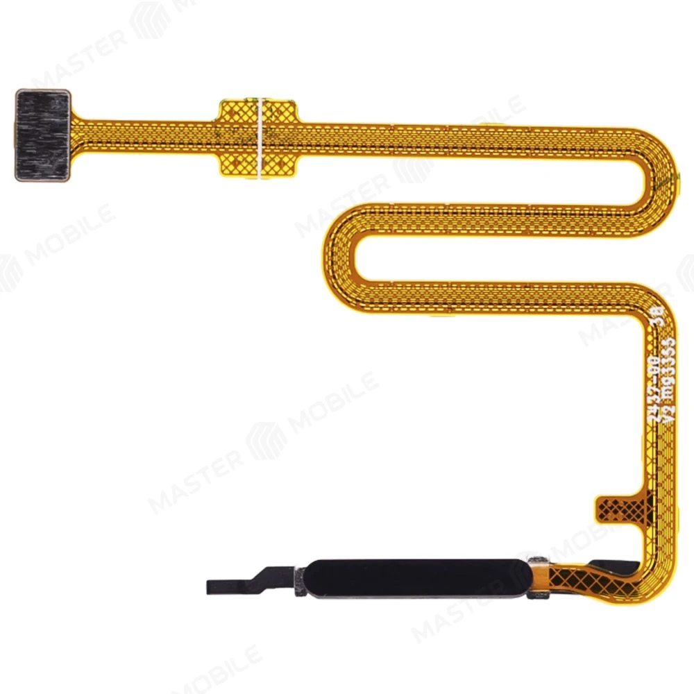 Шлейф для Samsung A057 Galaxy A05s с комп. + сканер отпечатка пальца (черный) фото №1