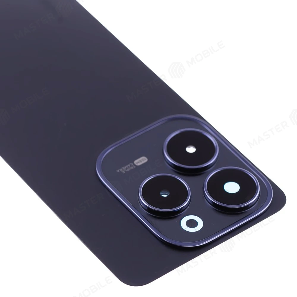 Задняя крышка для Infinix Hot 40 Pro (X6837) (черный) (в сборе со стеклом камеры) фото №3