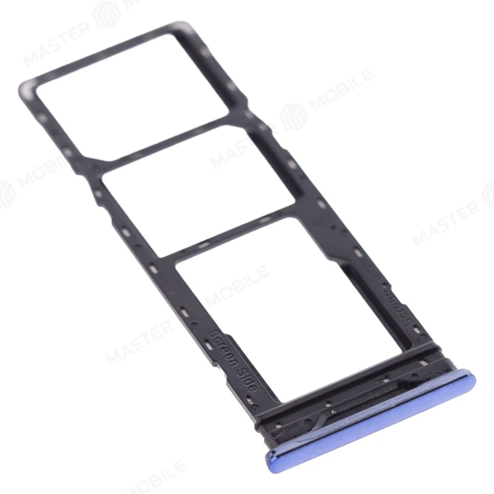 Держатель сим-карты для Infinix Smart 6 Plus (X6823C) (синий) фото №3