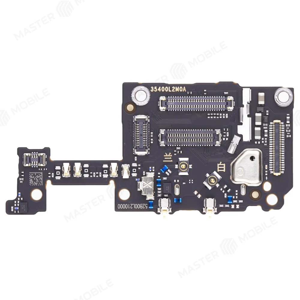 Нижняя плата для Xiaomi 12 Pro (2201122G) с комп. + микрофон + разъем SIM (ORIG100)  фото №1