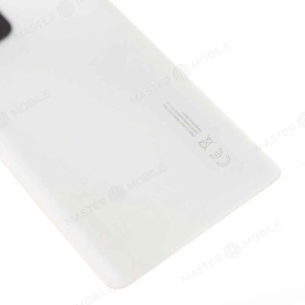Задняя крышка для Xiaomi 11T Pro (2107113SG) (белый) (в сборе со стеклом камеры) (ORIG100)  фото №4