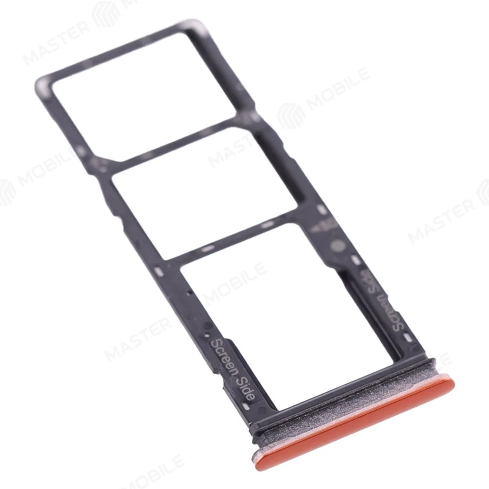 Держатель сим-карты для Tecno Spark 5 / Tecno Spark 5 Air (KD6) / Tecno Spark 5 Pro (KD7) (оранжевый) фото №3