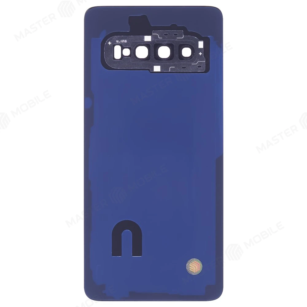 Задняя крышка для Samsung G973 Galaxy S10 (белый) (в сборе со стеклом камеры) фото №2