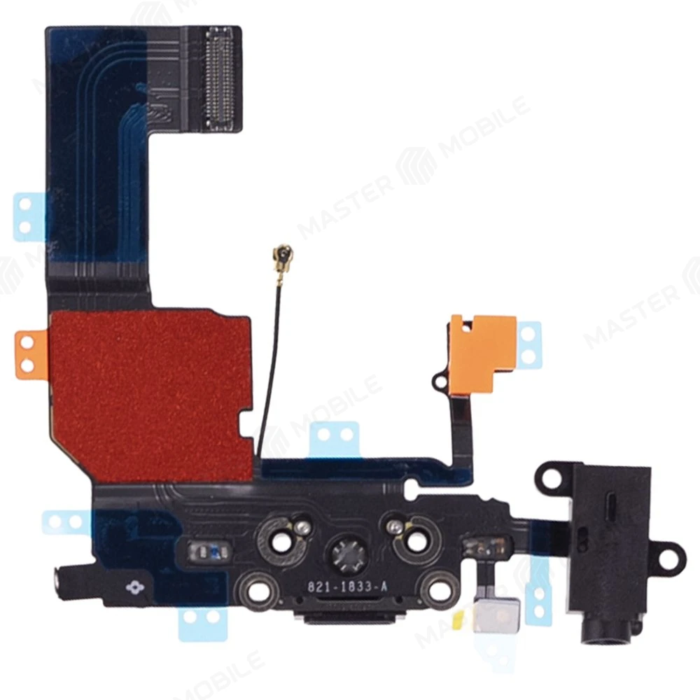 Шлейф для Apple iPhone 5c с комп. + разъем зарядки + разъем гарнитуры + микрофон  фото №2