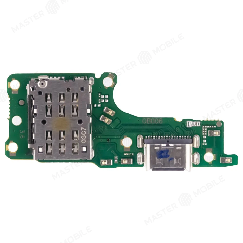 Нижняя плата для Huawei Honor X9 (ANY-LX1) с комп. + разъем зарядки + микрофон + разъем SIM  фото №2