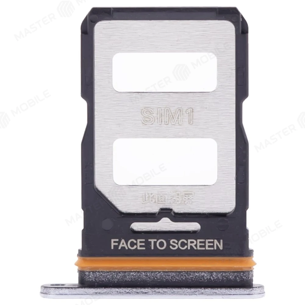Держатель сим-карты для Xiaomi Poco F4 GT (21121210G) (серебристый) фото №1