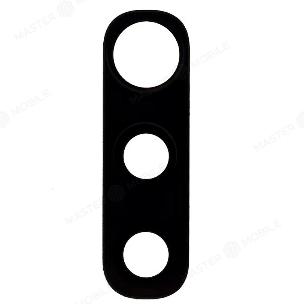 Стекло задней камеры для Samsung A705 Galaxy A70 (без рамки) (черный) 