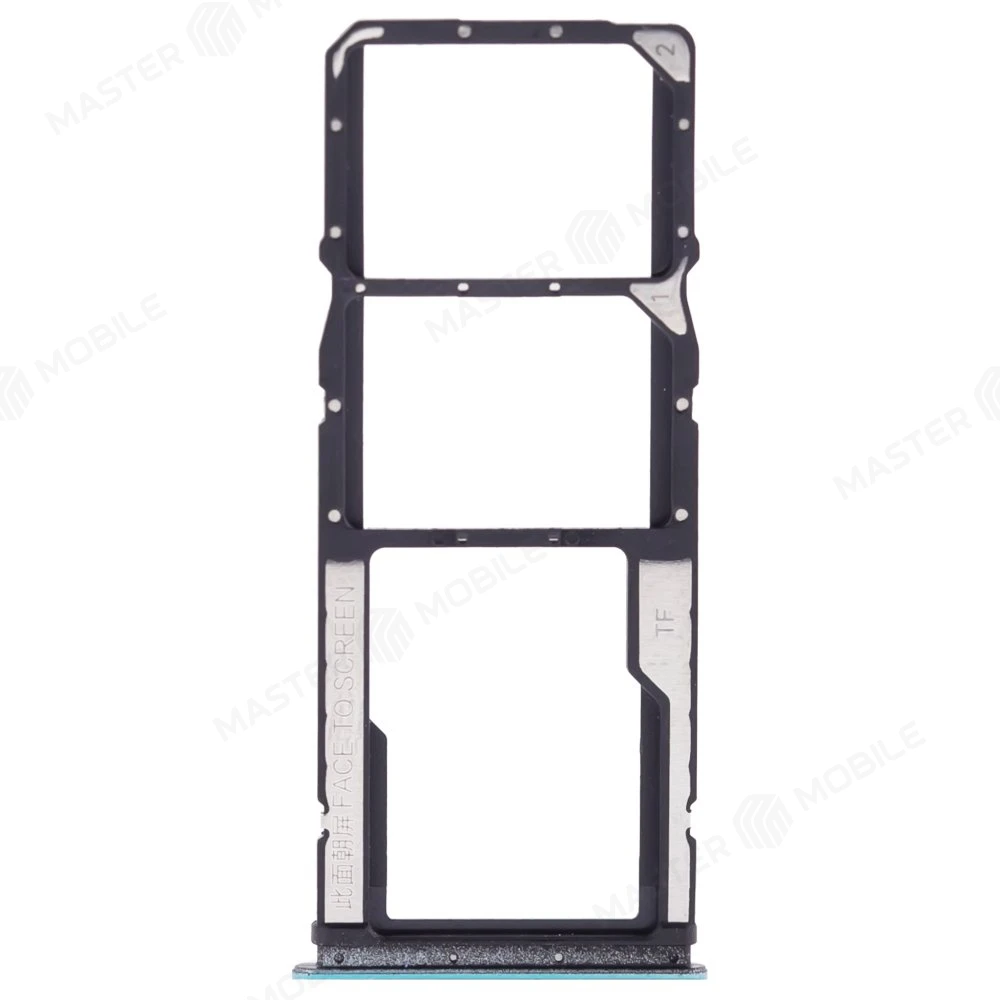 Держатель сим-карты для Xiaomi Redmi 9T (M2010J19SG/Y) (зеленый) фото №1