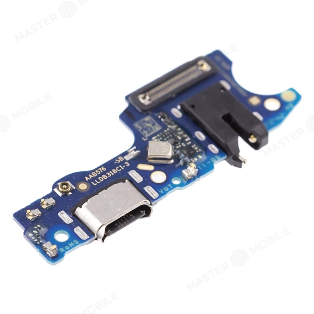 Нижняя плата для Realme C55 (RMX3710) с комп. + разъем зарядки + микрофон (ORIG100)  фото №3