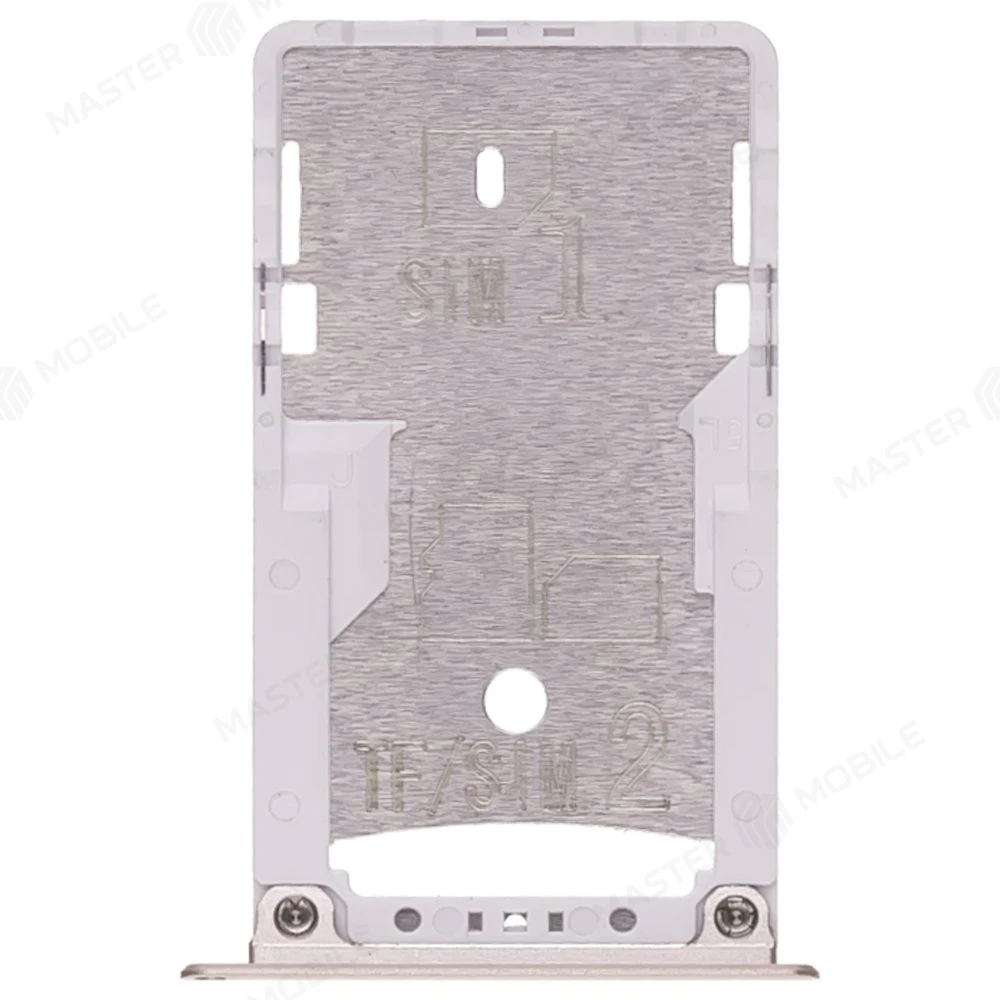 Держатель сим-карты + карты памяти (MicroSD) для Xiaomi Redmi Note 4 / Redmi Note 4 Pro (золотистый)  фото №1