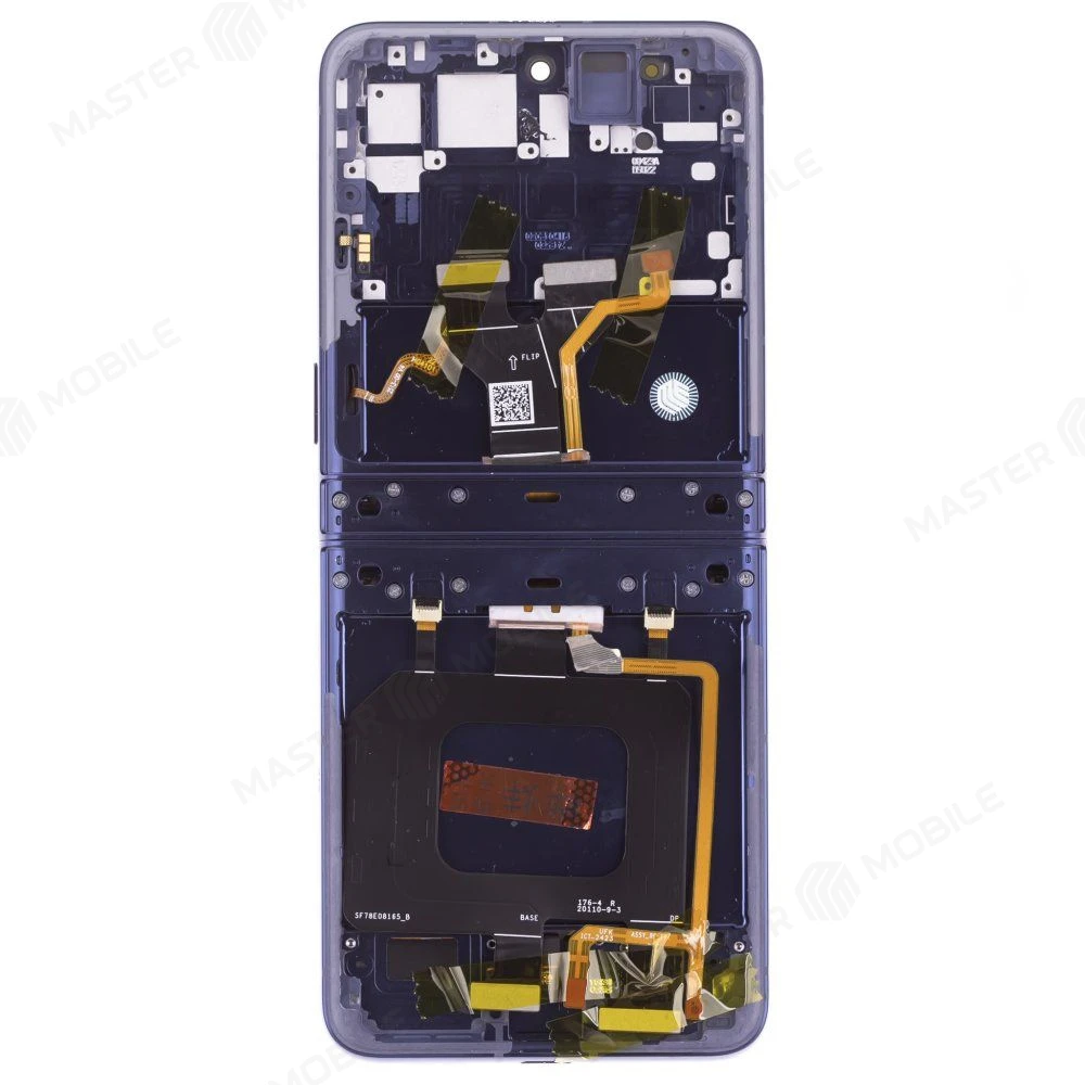 Дисплей для Motorola Razr 50 (XT2453-1) + тачскрин (внутренний) (синий) (в рамке) (ORIG100) (SP) фото №2