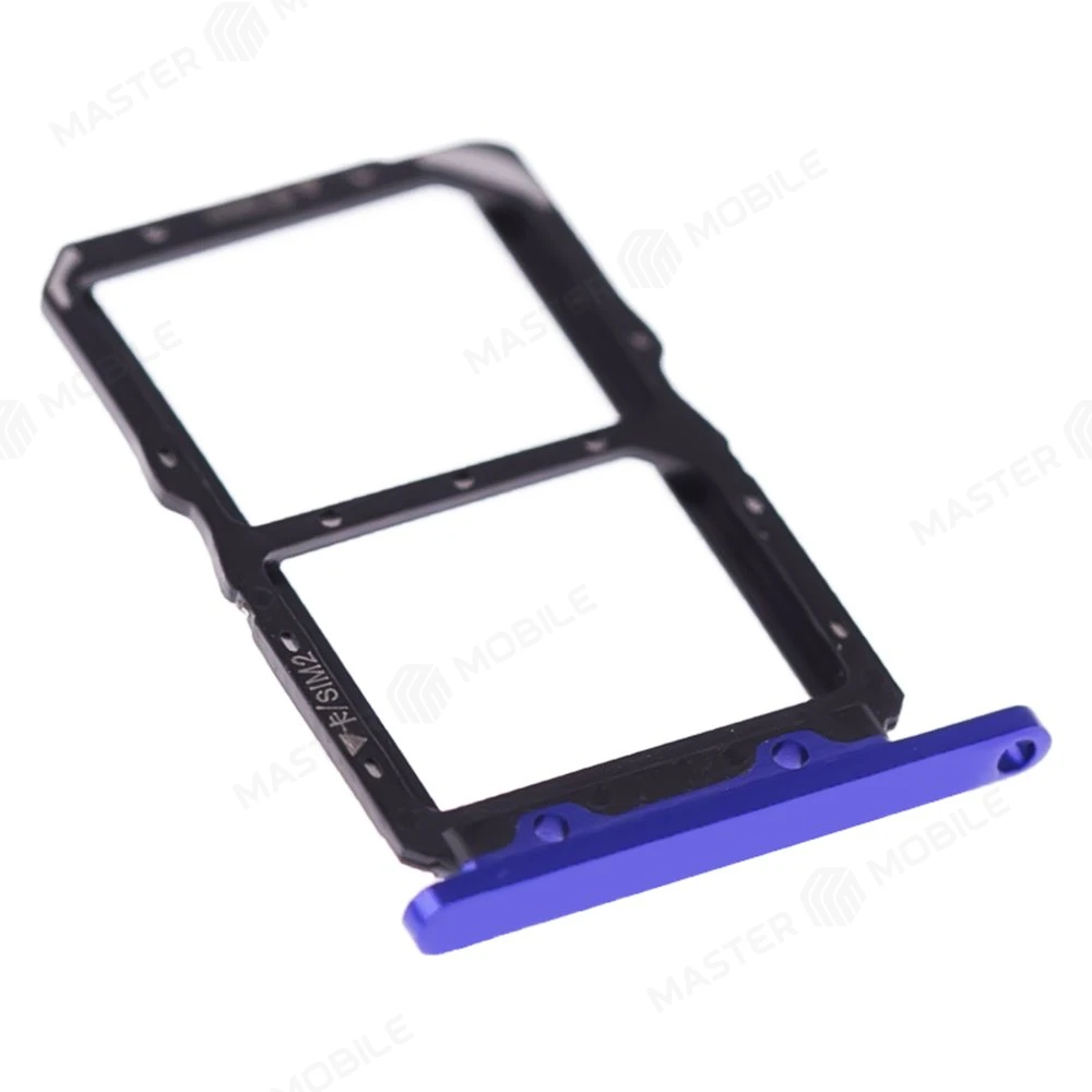 Держатель сим-карты для Huawei Honor 20 (YAL-L21) / Nova 5T (YALE-L61A) (синий) фото №3