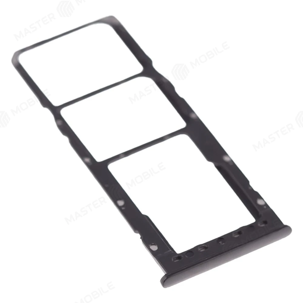 Держатель сим-карты для Samsung A105 Galaxy A10 / A205 Galaxy A20 / A305 Galaxy A30 / A505 Galaxy A50 / A705 Galaxy A70 (черный) фото №3