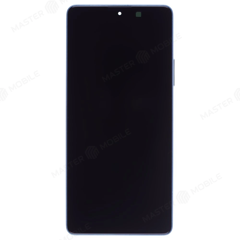 Дисплей для Xiaomi Poco F5 (23049PCD8G) / Redmi Note 12 Turbo (23049RAD8C) + тачскрин (синий) (в рамке) (ORIG100) (SP) фото №1