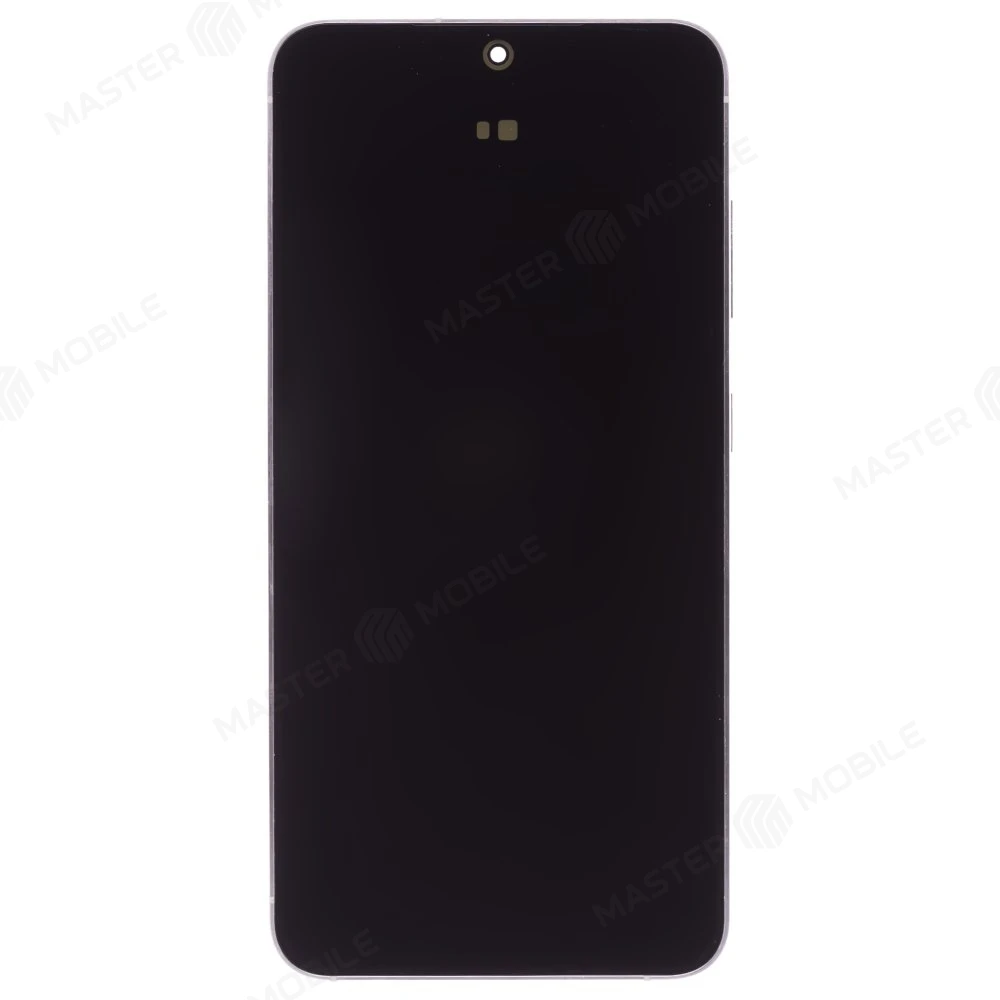 Дисплей для Samsung S921 Galaxy S24 + тачскрин (серебристый) (в рамке) (ORIG100) (возможен дефект ЛКП) фото №1