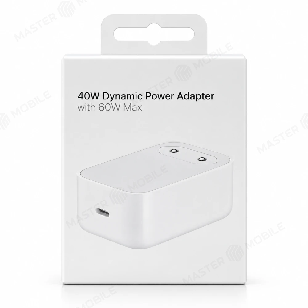 Адаптер питания Apple Dynamic Power мощностью 40–60 Вт (USB-C) (EU) (ORIG100) фото №1