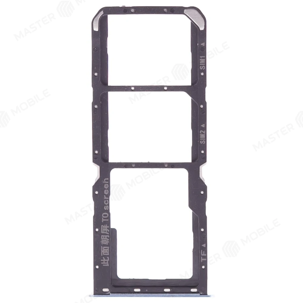 Держатель сим-карты для Realme C21Y (RMX3261/RMX3263) (голубой) фото №1