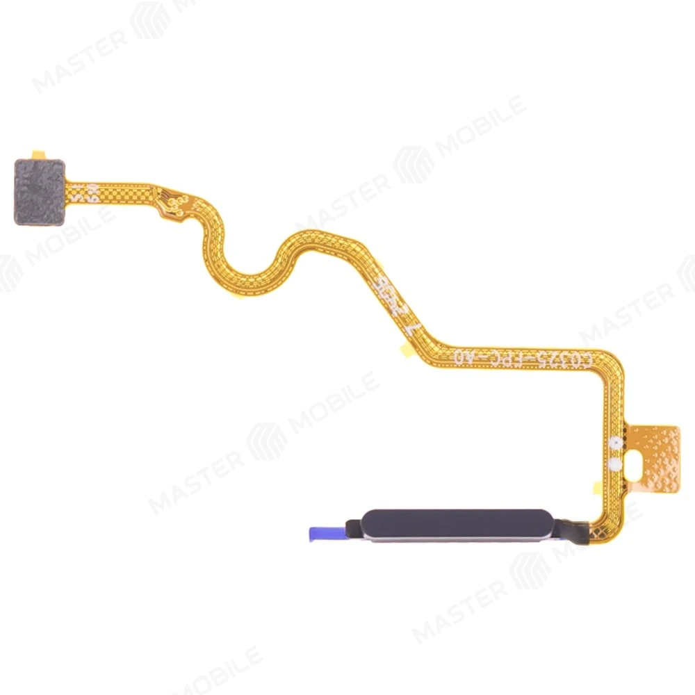 Шлейф для Infinix Hot 50i (X6531B) с комп. + сканер отпечатка пальца (черный) фото №1