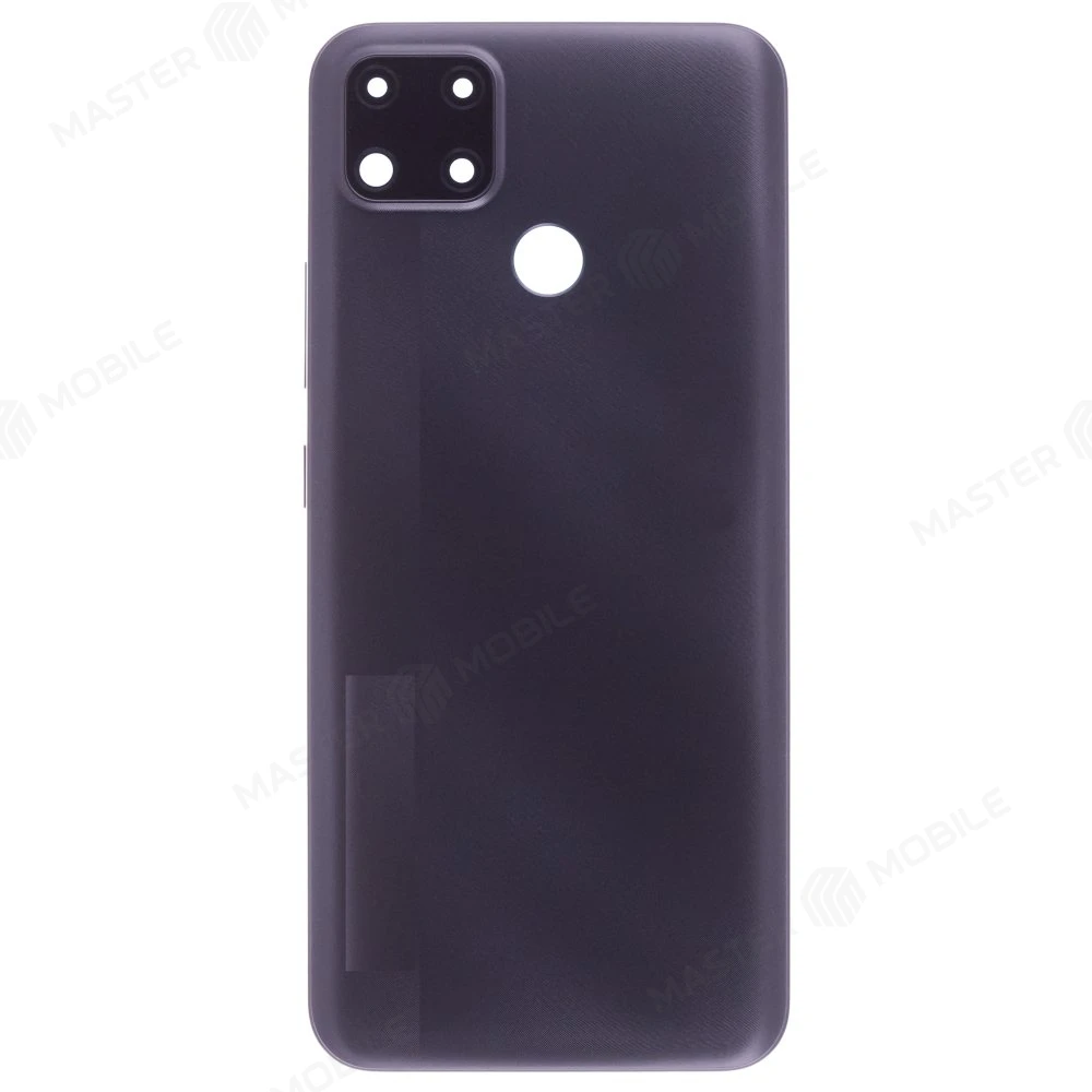 Задняя крышка для Realme C25 (RMX3191) / C25S (RMX3195) (серый) (в сборе со стеклом камеры) фото №1