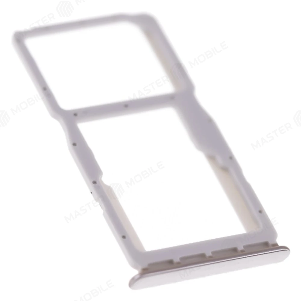 Держатель сим-карты для Huawei P30 Lite / Nova 4e (MAR-LX1M/MAR-AL00) / Honor 20S (MAR-LX1H) / Honor 20 Lite (MAR-LX1H) (серебристый) фото №3